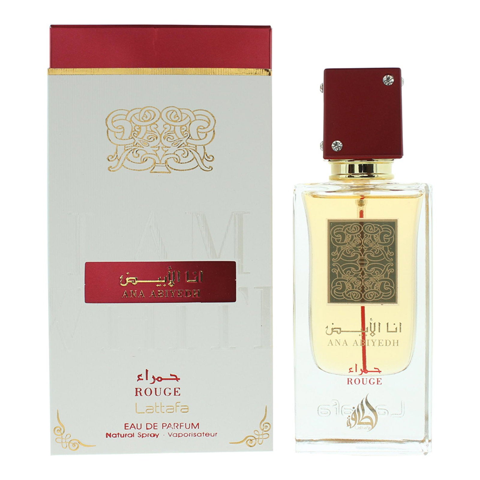 Lattafa, Ana Abiyedh Rouge, Parfymvatten, Unisex, 60 ml