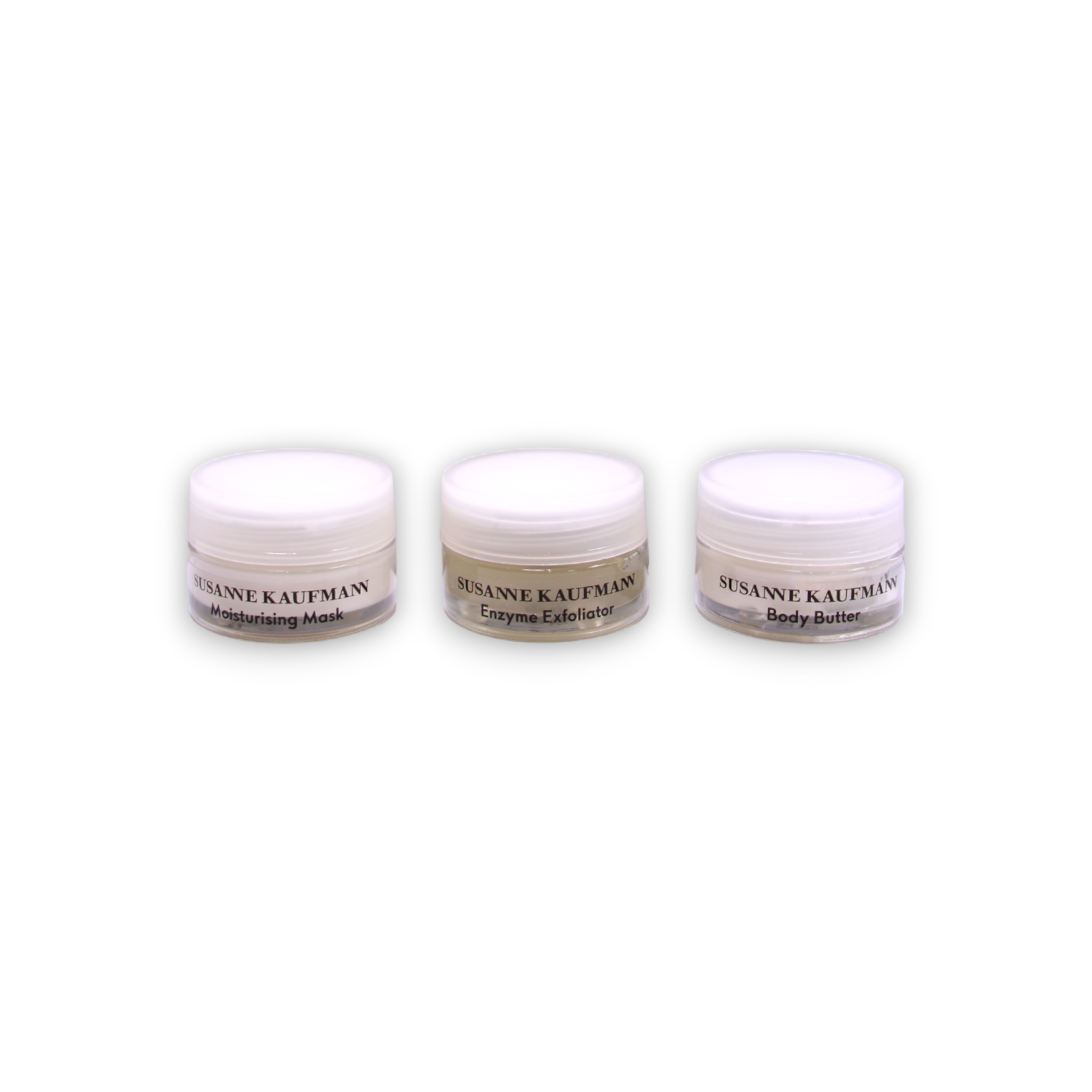 Susanne's Home Spa Collection Set Susanne Kaufmann: Face Cleansers, Paraben-Free, Purifying, Cleansing Gel, For Face, 30 ml + Body Lotions & Creams, Sulfates-Free, Nourishing, Body Butter, Day, 15 ml + Face Masks & Exfoliators, Enzyme, Exfoliating Clea...