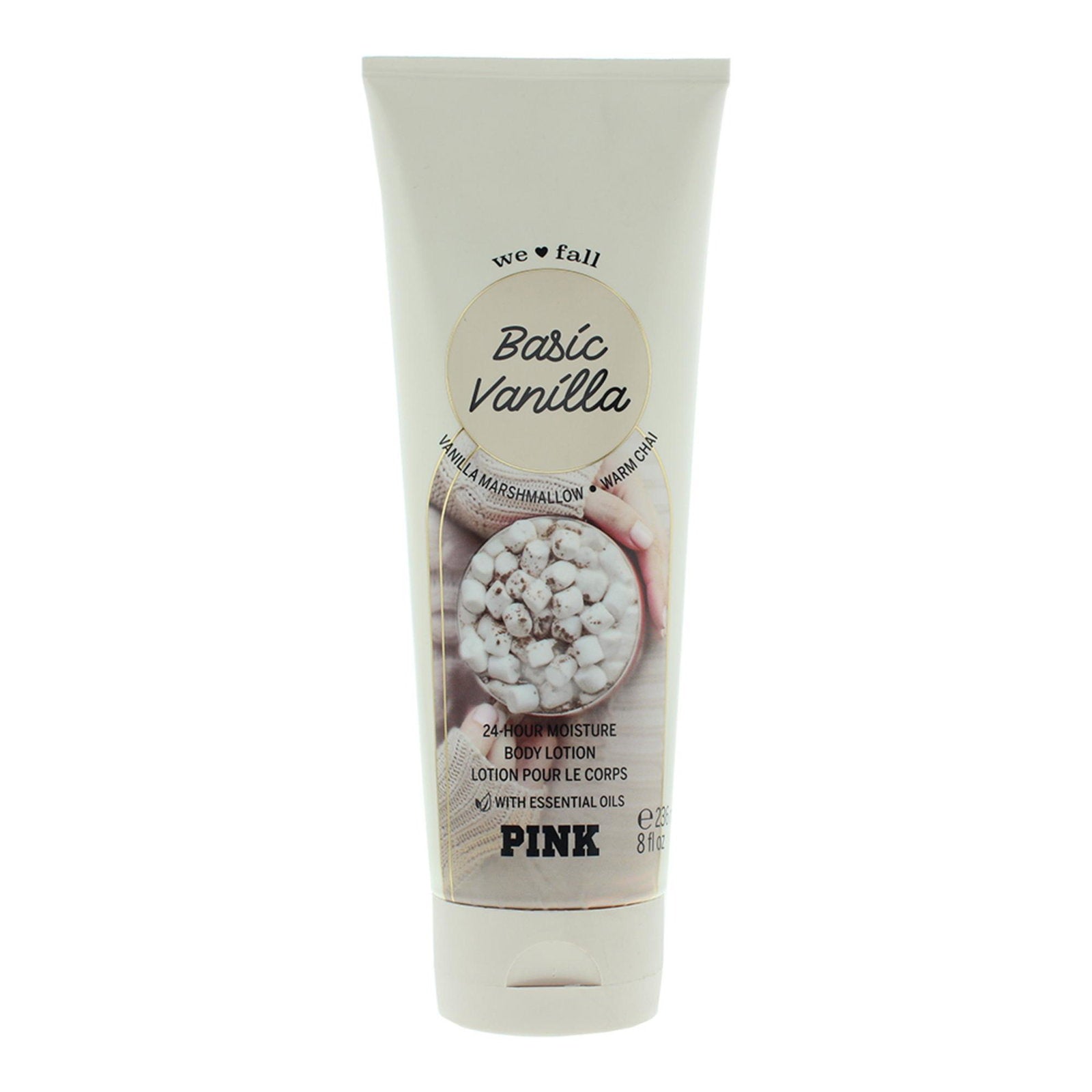 Victoria's Secret, Pink Basic Vanilla, Återfuktande, Kroppslotion, 236 ml
