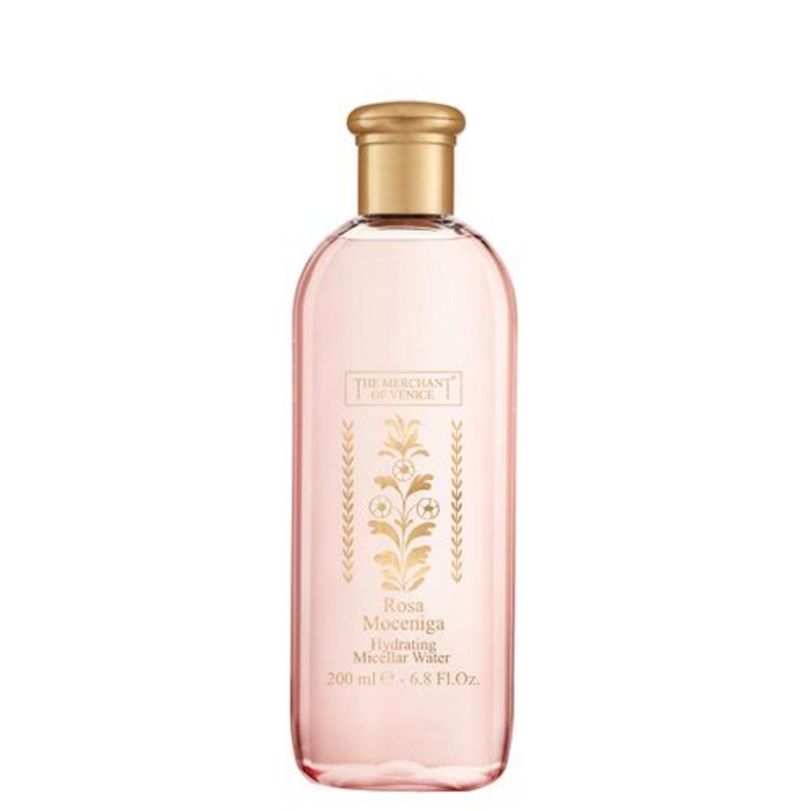 The Merchant Of Venice, Rosa Moceniga, Essensen av Rosa Moceniga, Återfuktar och fräschar upp huden, Micellärt vatten, Alla hudtyper, inklusive känslig hud, 200 ml