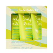 Set Umberto Giannini: Scalp Restore, Vegan & Cruelty-Free, Hair Conditioner, Anti-Dandruff & Soothing, 50 ml + Scalp Restore, Vegan & Cruelty-Free, Hair Shampoo, Anti-Dandruff & Scalp Care, 50 ml + Umberto Giannini, Scalp Scrub, Gentle Exfoliation, 50 ml