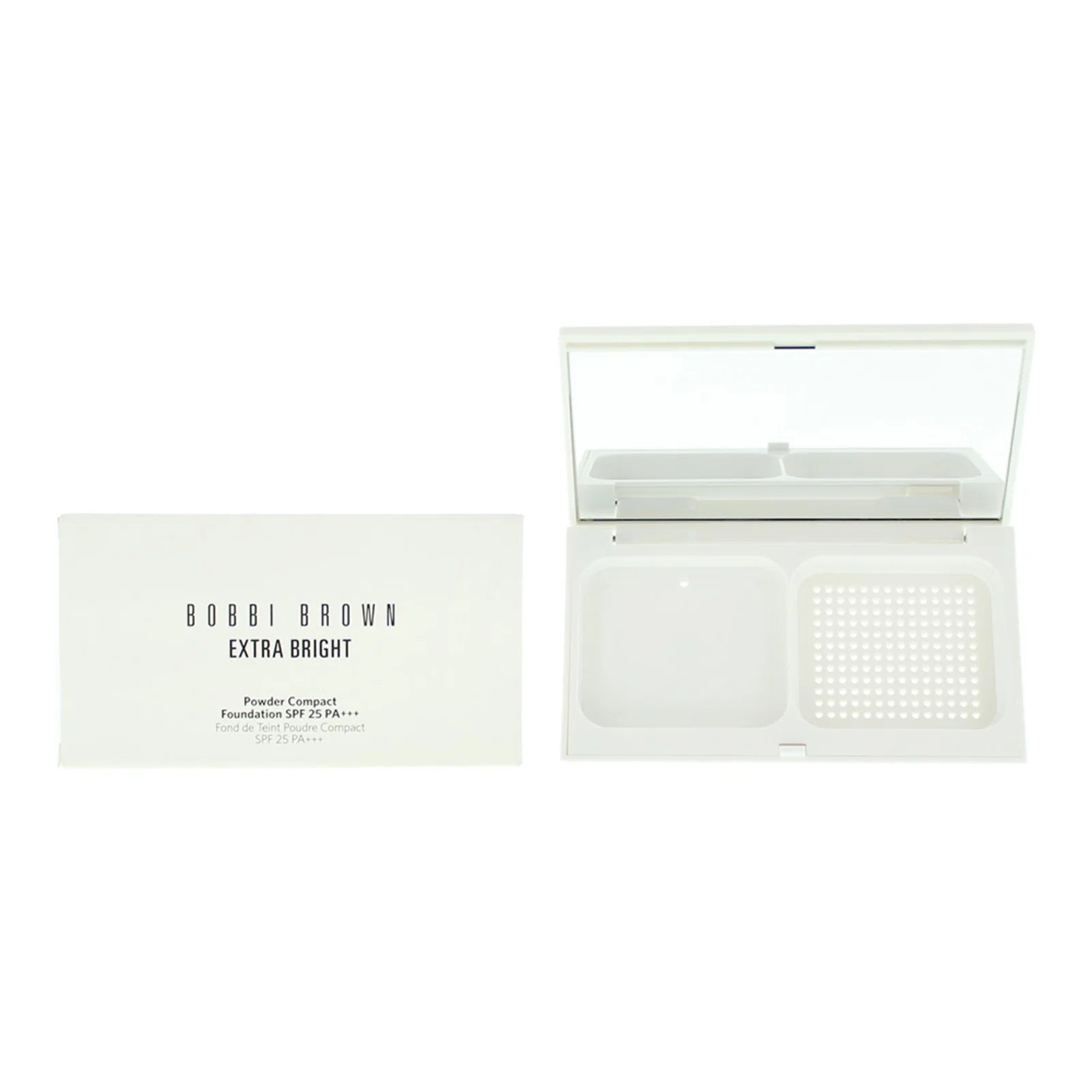 Bobbi Brown, Extra Bright, Tomt puderfoundation plastkompaktfodral