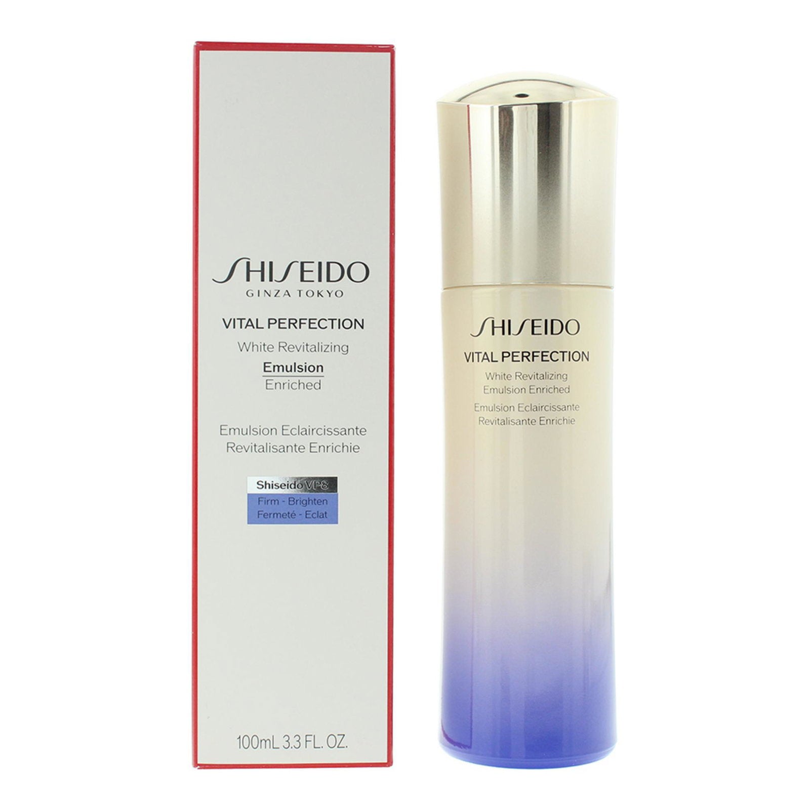 Shiseido, Vital Perfection, Revitalisering, Emulsion, För ansiktet, 100 ml