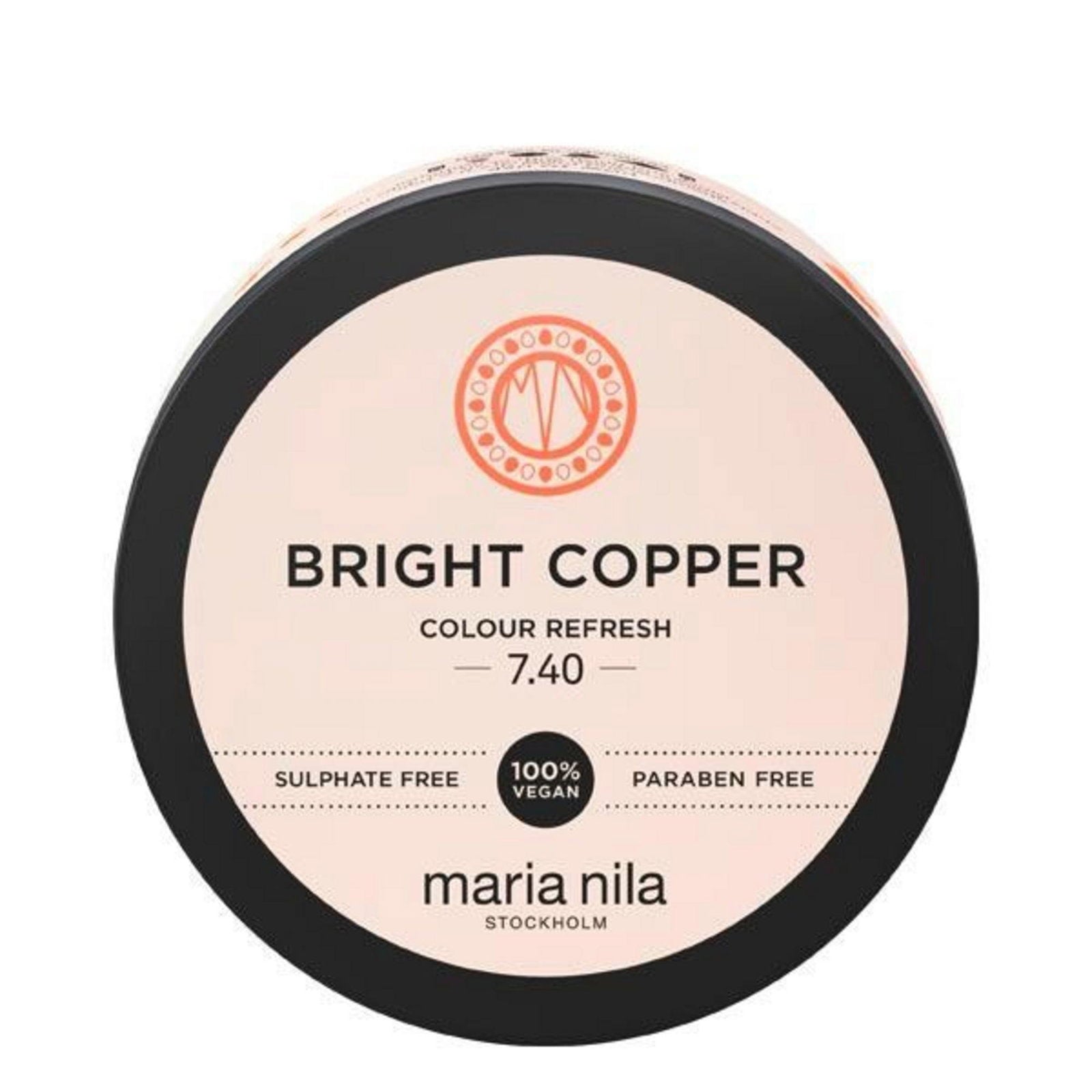 Maria Nila, Colour Refresh, Hårfärgningskräm mask, Colour, 7.40 Bright Copper, 100 ml