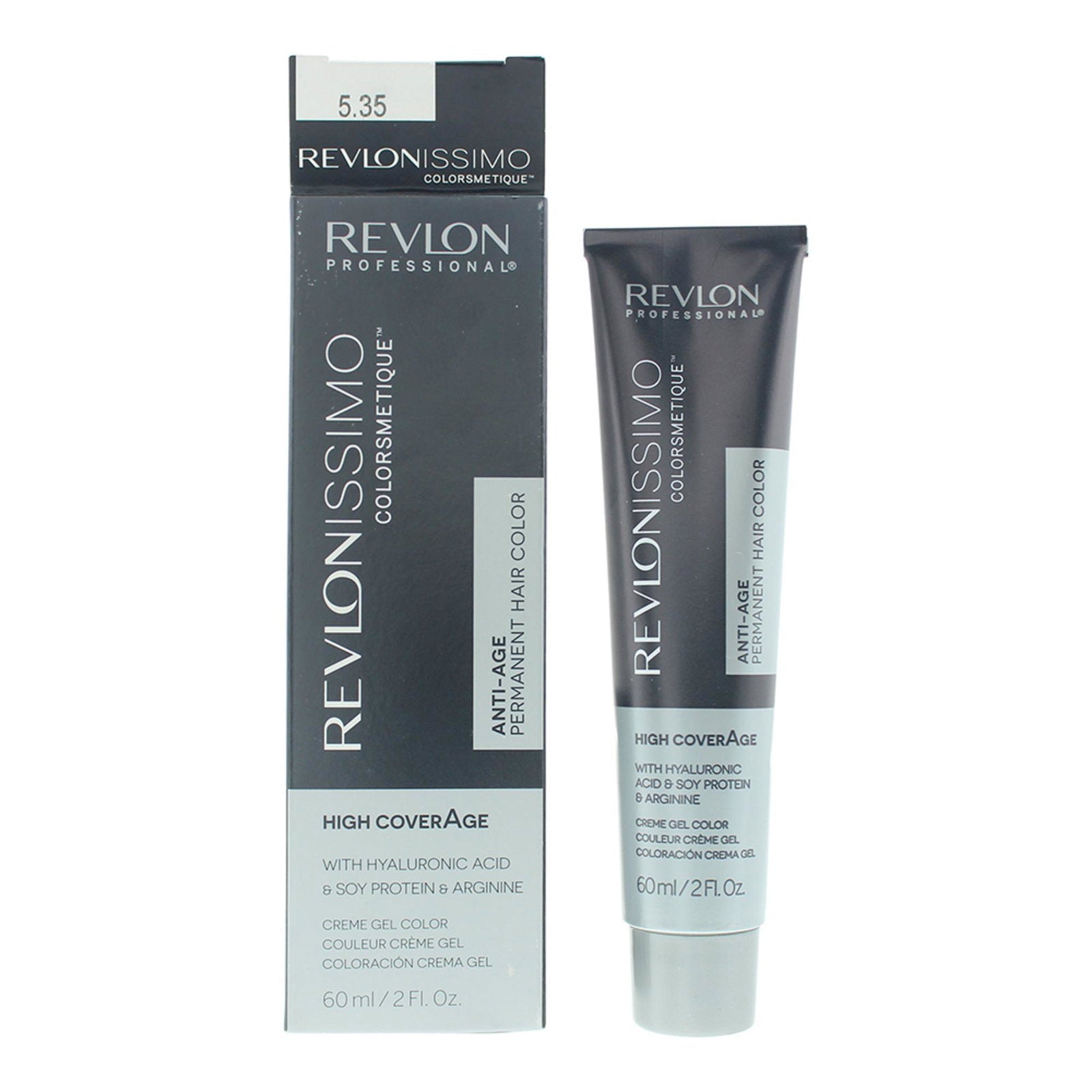 Revlon, Revlonissimo Colorsmetique, Permanent hårfärg, 5.35 Light Amber Brown, 60 ml