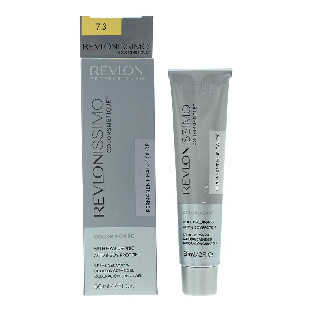 Revlon, Revlonissimo Colorsmetique, Permanent hårfärg, 7.3 Golden BLonde, 60 ml