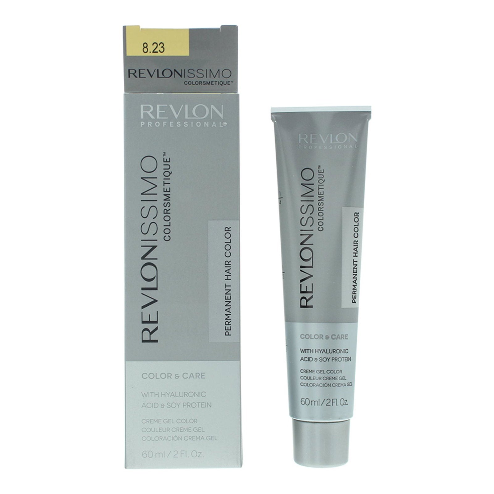 Revlon, Revlonissimo Colorsmetique, Permanent hårfärg, 8.23 Light Pearly Beige Blonde, 60 ml