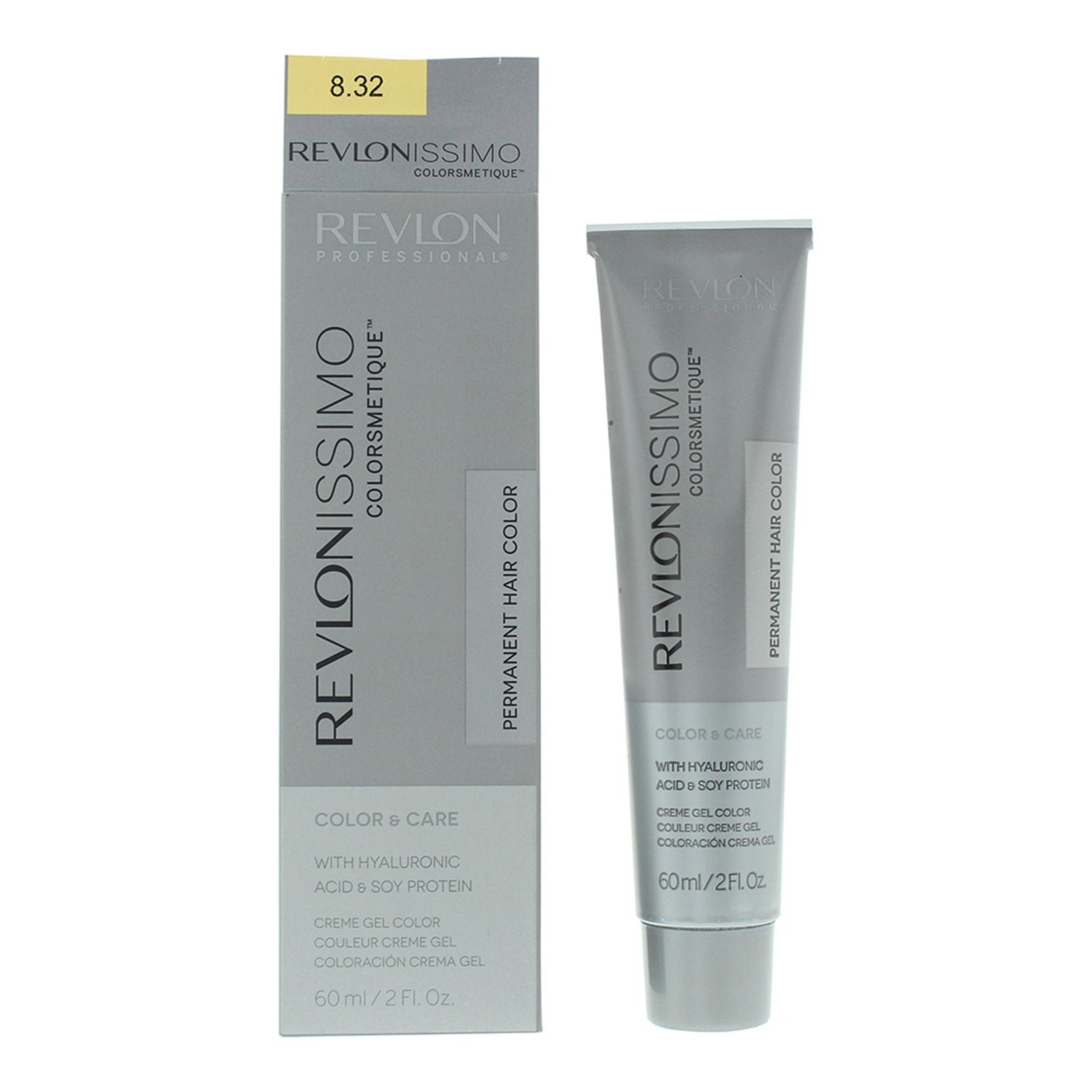 Revlon, Revlonissimo Colorsmetique, Permanent hårfärg, 8.32 Light Golden Pearl Blonde, 60 ml