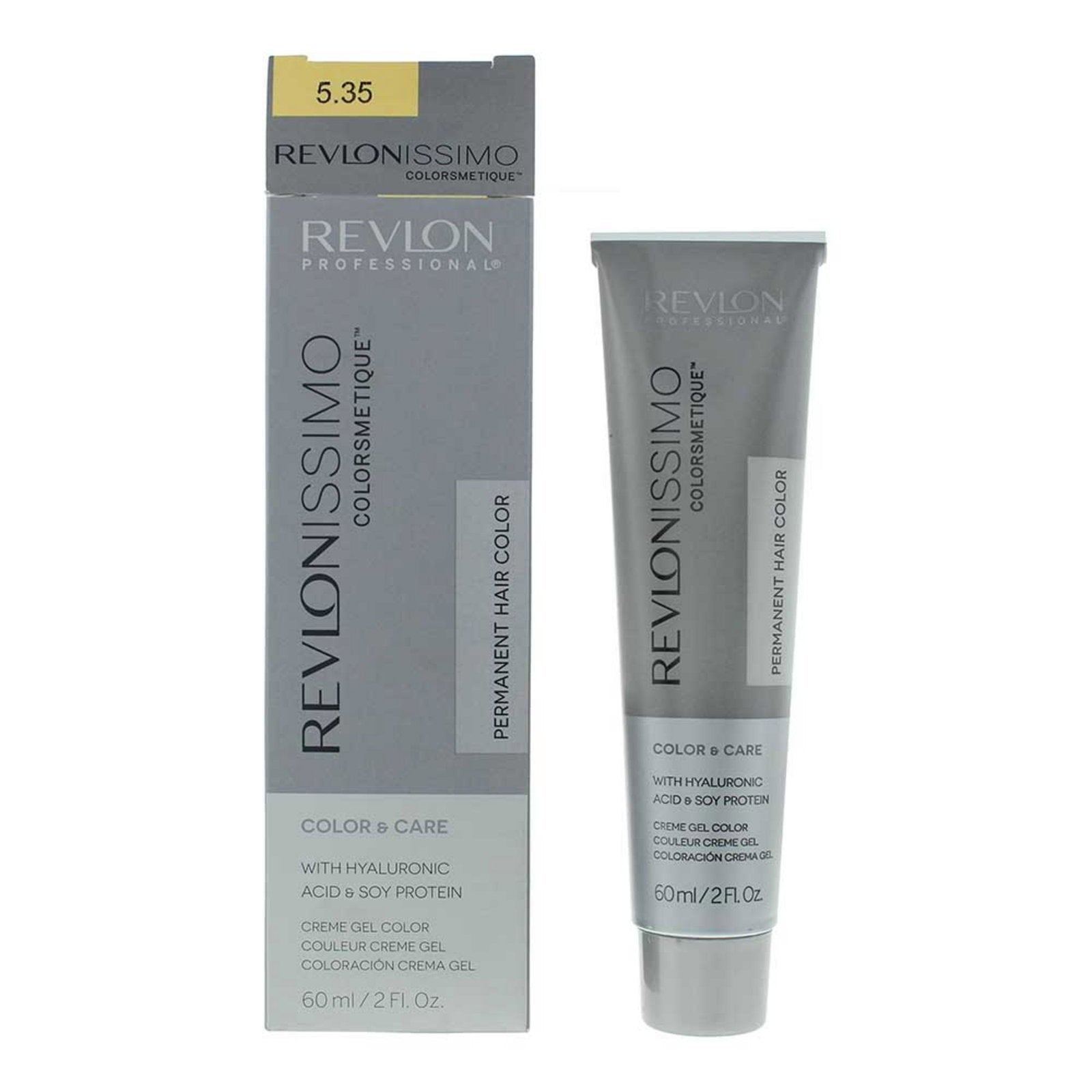 Revlon, Revlonissimo Colorsmetique, Permanent hårfärg, 5.35 Light Amber Brown, 60 ml
