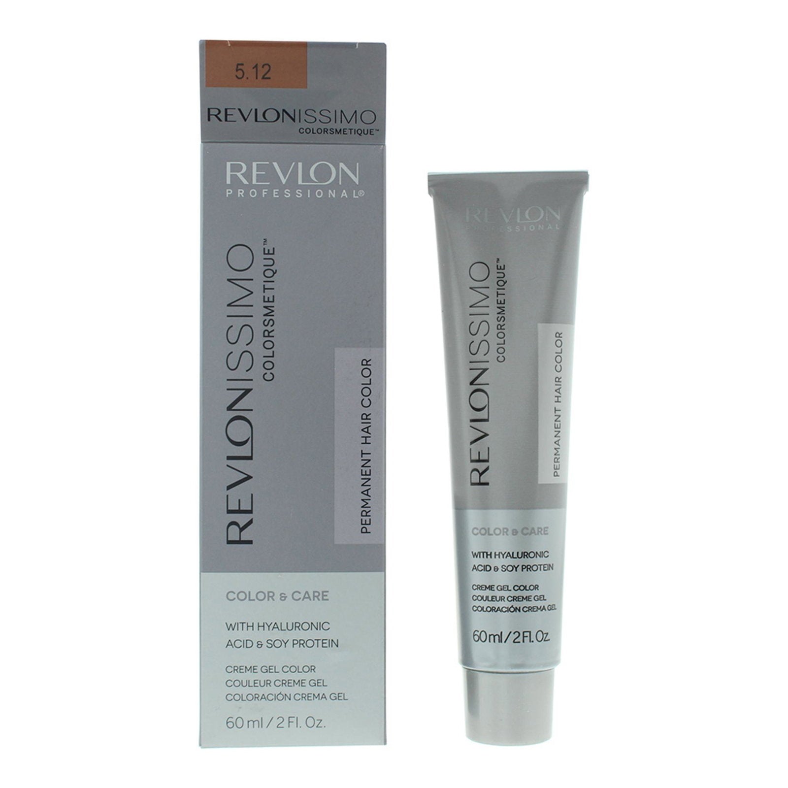 Revlon, Revlonissimo Colorsmetique, Permanent hårfärg, 5.12 Light Pearly Brown, 60 ml