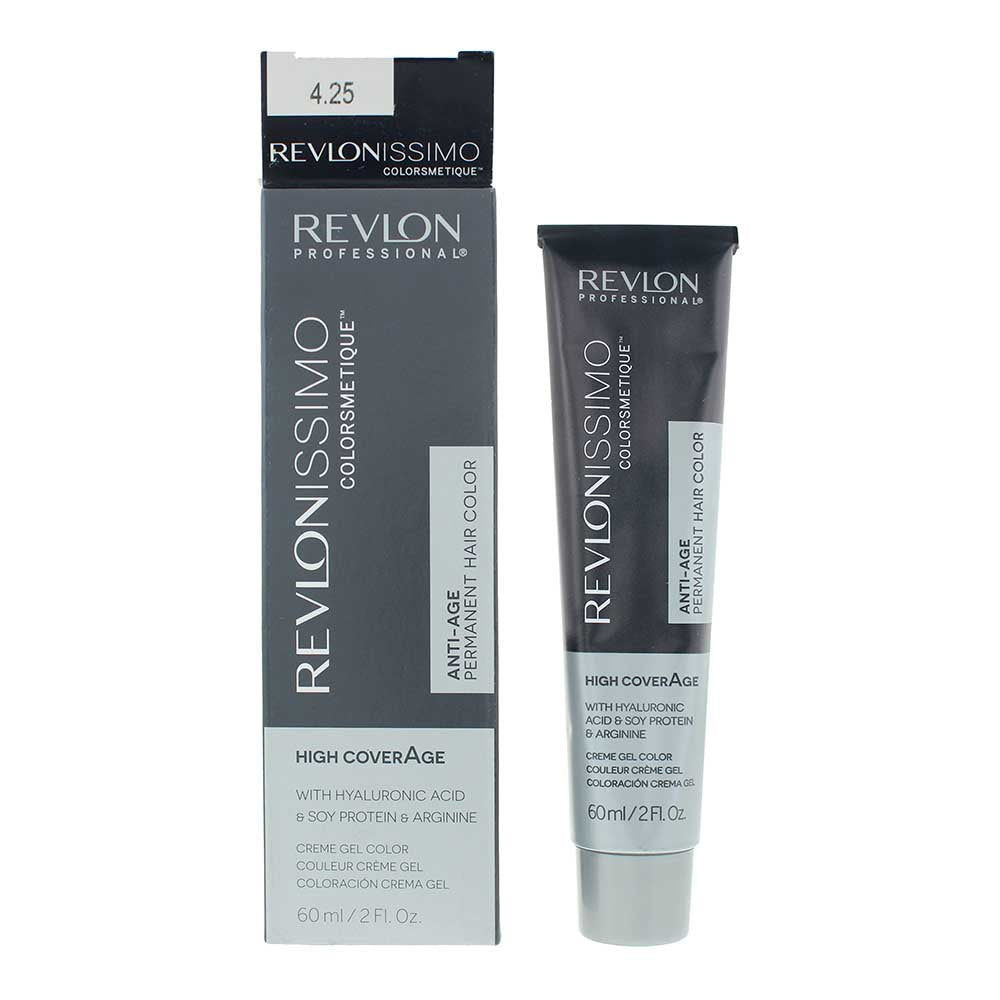 Revlon, Revlonissimo Colorsmetique, Permanent hårfärg, 4.25 Medium Chocolate Brown, 60 ml