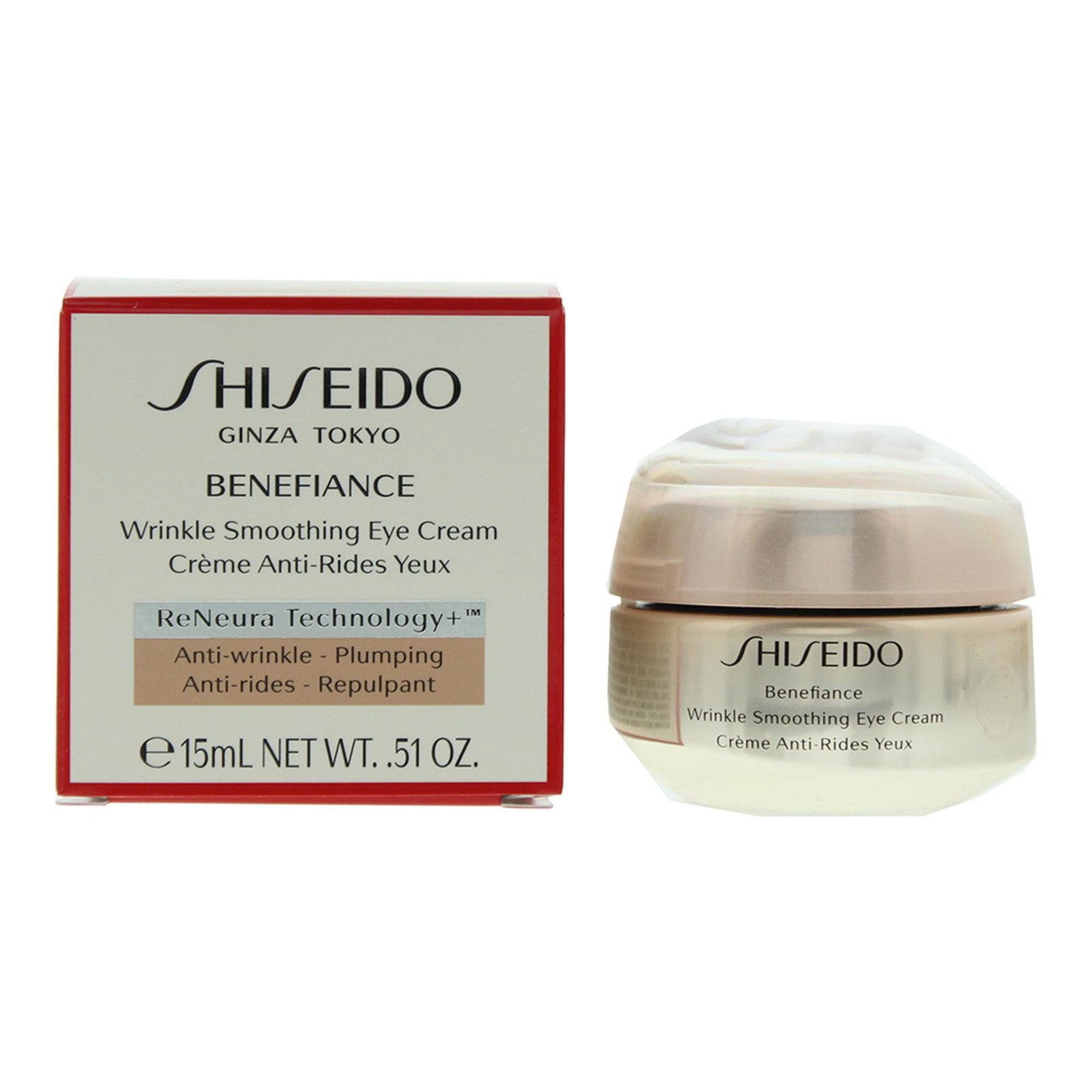 Shiseido, Benefiance, Anti-rynkor, Ögonkräm, 15 ml