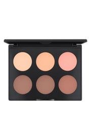 MAC, Studio Fix Sculpt And Shape, Rouge- och highlighterpalett, Ljus medium, 6 st, 14.4 g