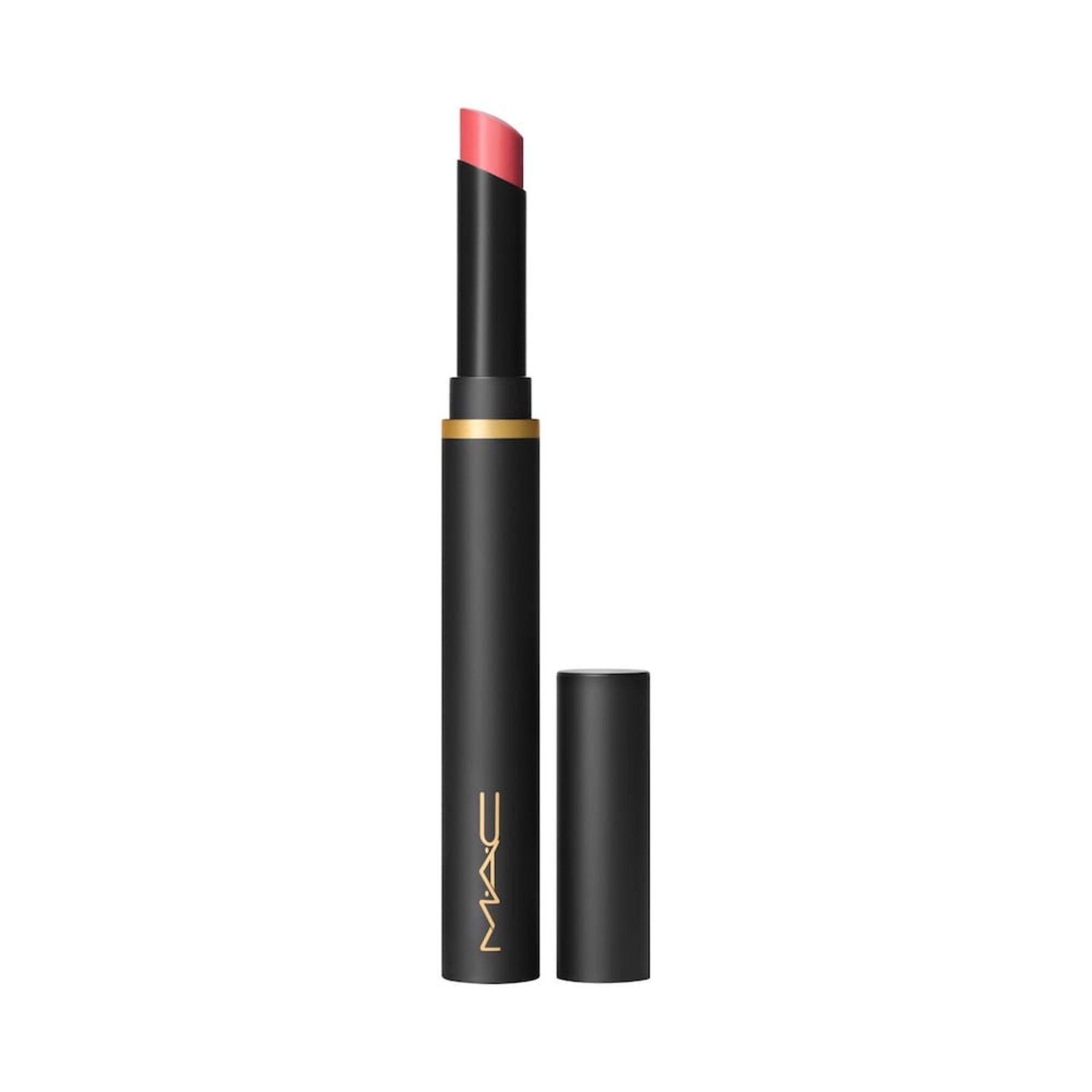 MAC, Powder Kiss Velvet Blur, Krämigt läppstift, 898, Upprördhet, 2 g