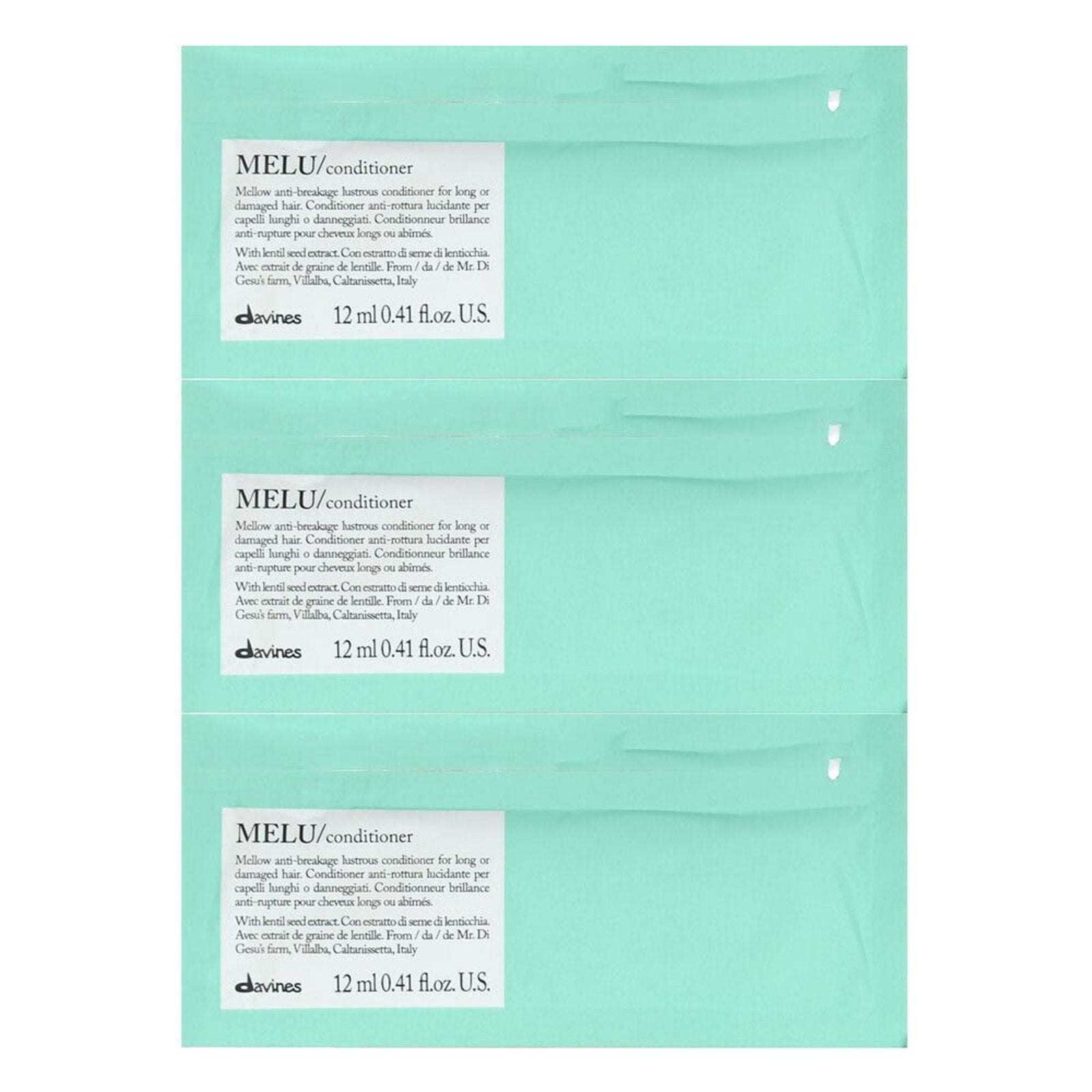 Davines, Melu, Hårbalsam, 12 st, 12 ml