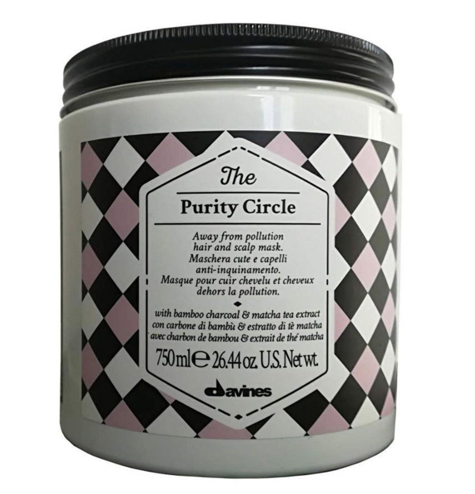Davines, The Purity Circle, Hårbottenbehandlingskräm mask, Detoxification, 750 ml