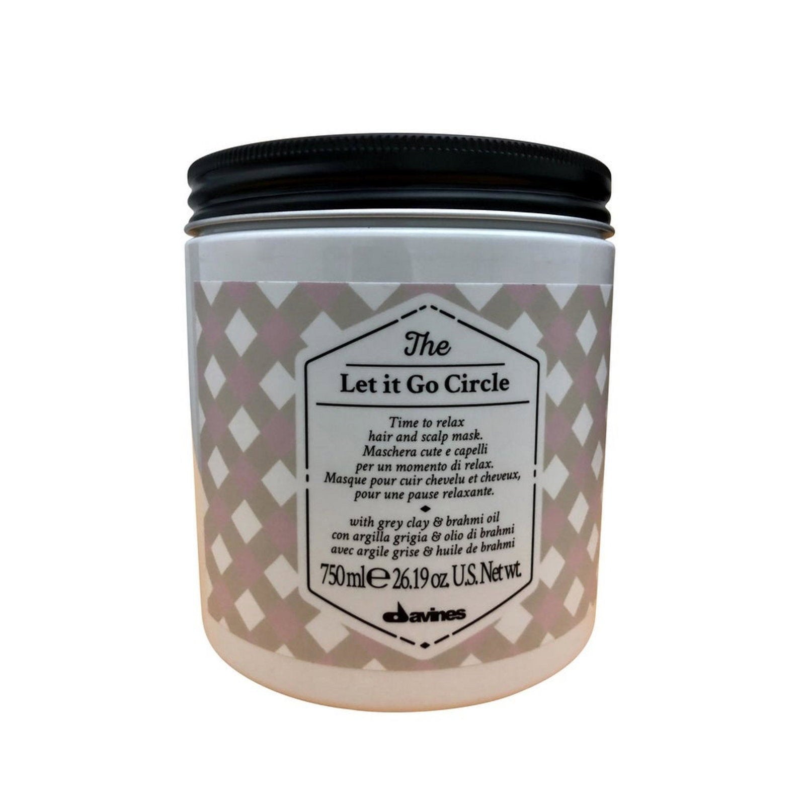 Davines, The Let it Go Circle, Hårbehandlingskräm mask, Moisturization, Frizz Control, 750 ml