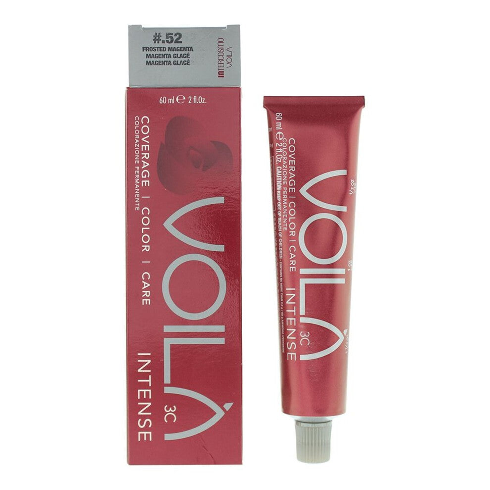 Intercosmo, Voila 3C Intense, Permanent hårfärg, 52 Frosted Magenta, 60 ml