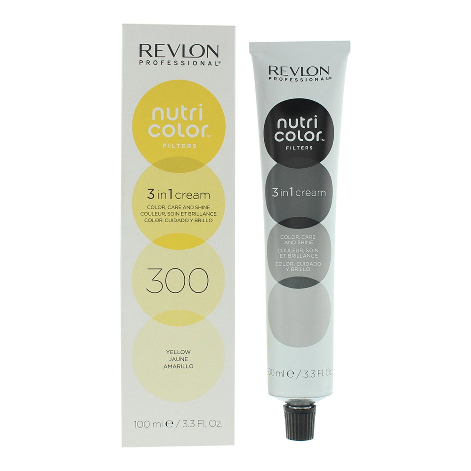 Revlon, Nutri Color Filters, Hårfärgningskräm mask, 300 Yellow, 100 ml
