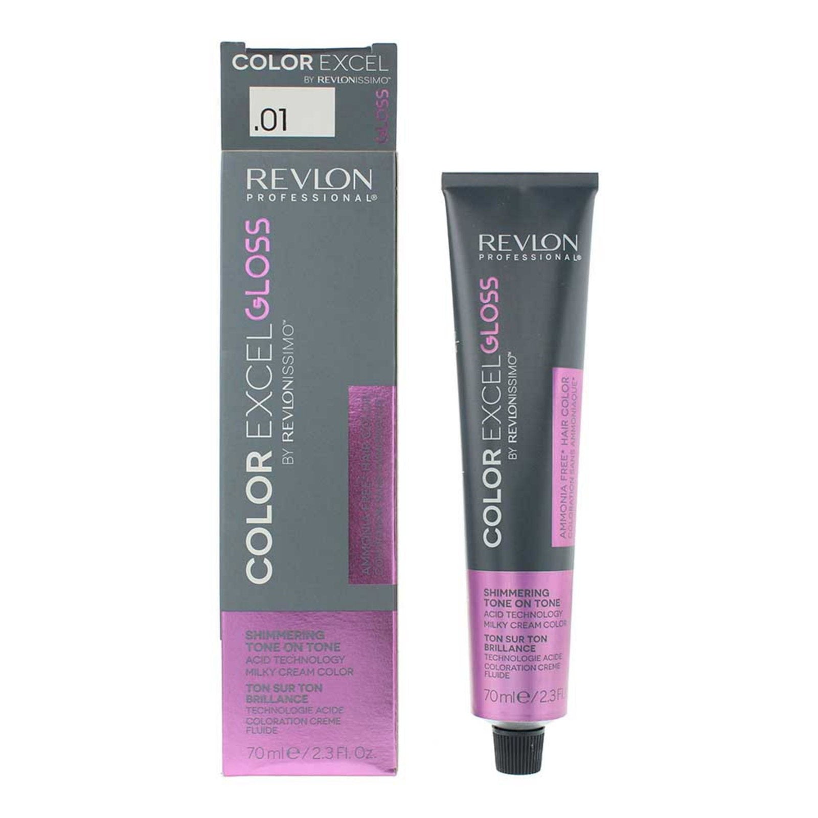 Revlon, Color Excel Gloss, Hårfärgsglans, 01 Anti-Orange, Anti-Orange Toning, 70 ml