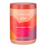Inebrya, Color Perfect, Hårbehandlingskräm mask, Färgskydd, 1000 ml