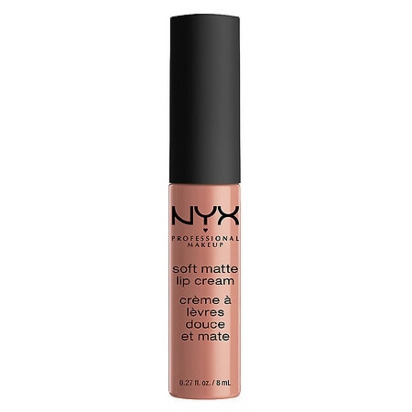 Nyx, Soft Matte, Djurförsöksfri, Läppkräm, Flytande läppstift, 02, Stockholm, 8 ml