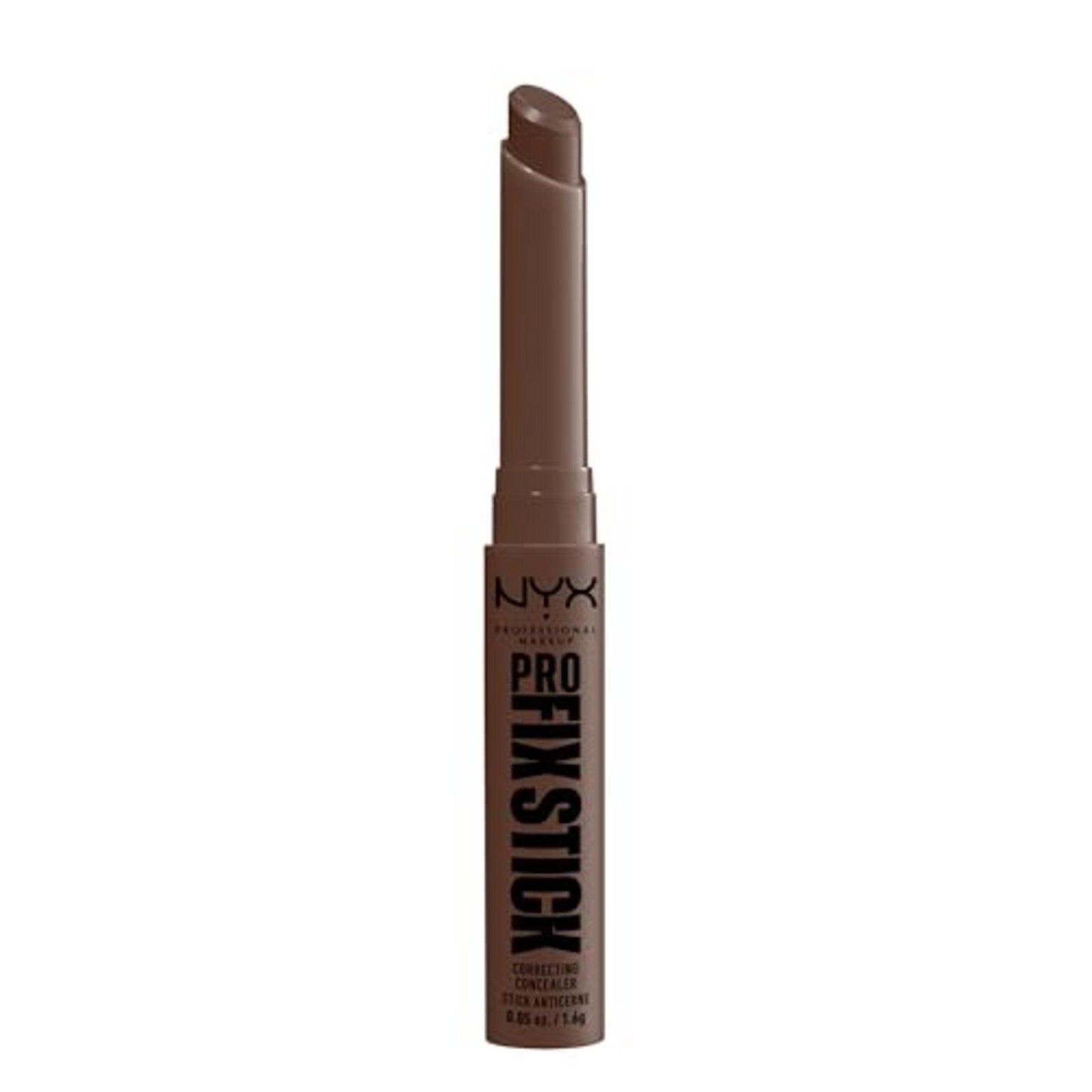 Nyx, Pro Fix Stick Correcting, Vegan, Korrigera, Dölja, Ljusa upp, Korrektionspenna, 17, Djup valnöt, 1.6 g
