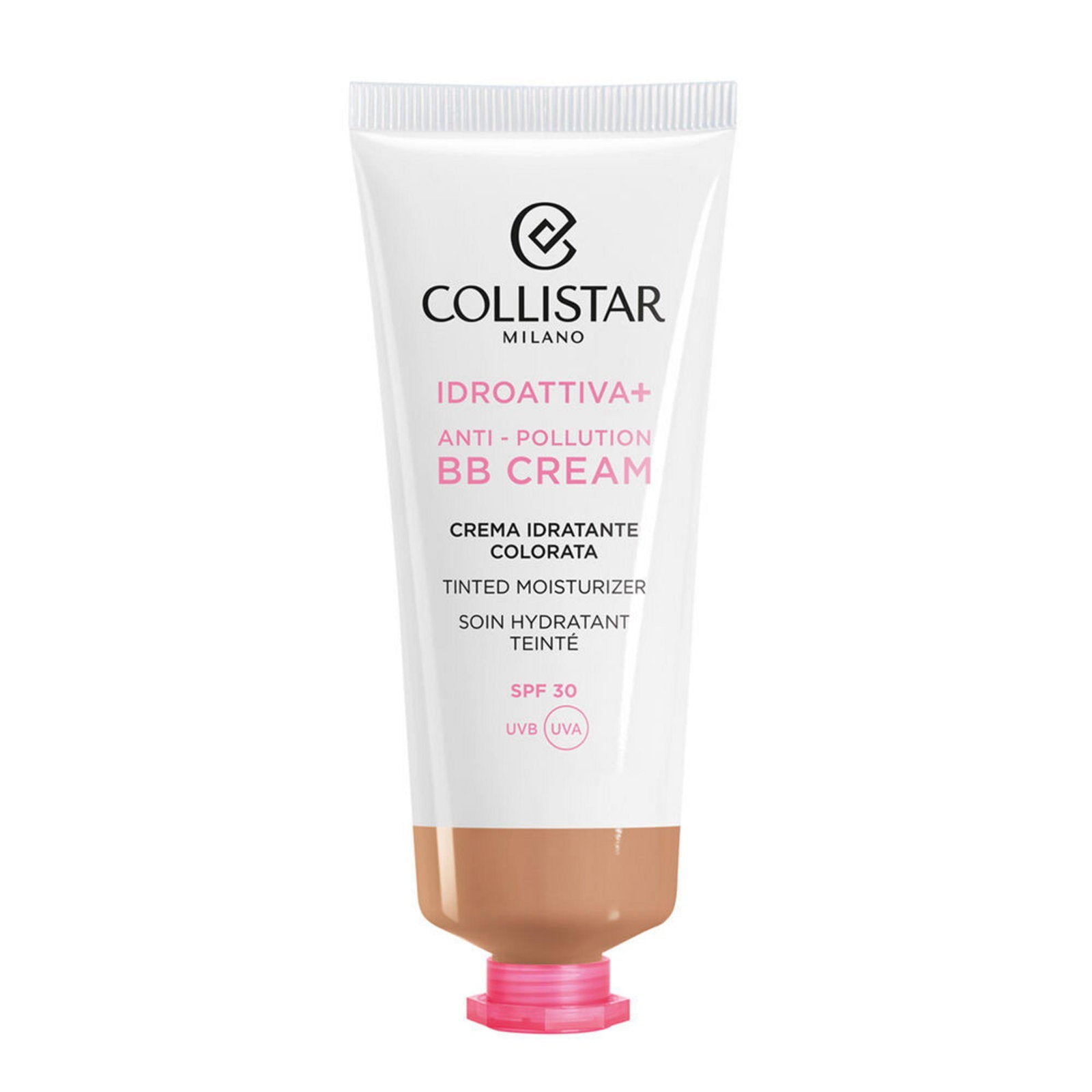 Collistar, Idro-Attiva+, Mot föroreningar, BB-kräm, 3, Djup, SPF 30, 50 ml