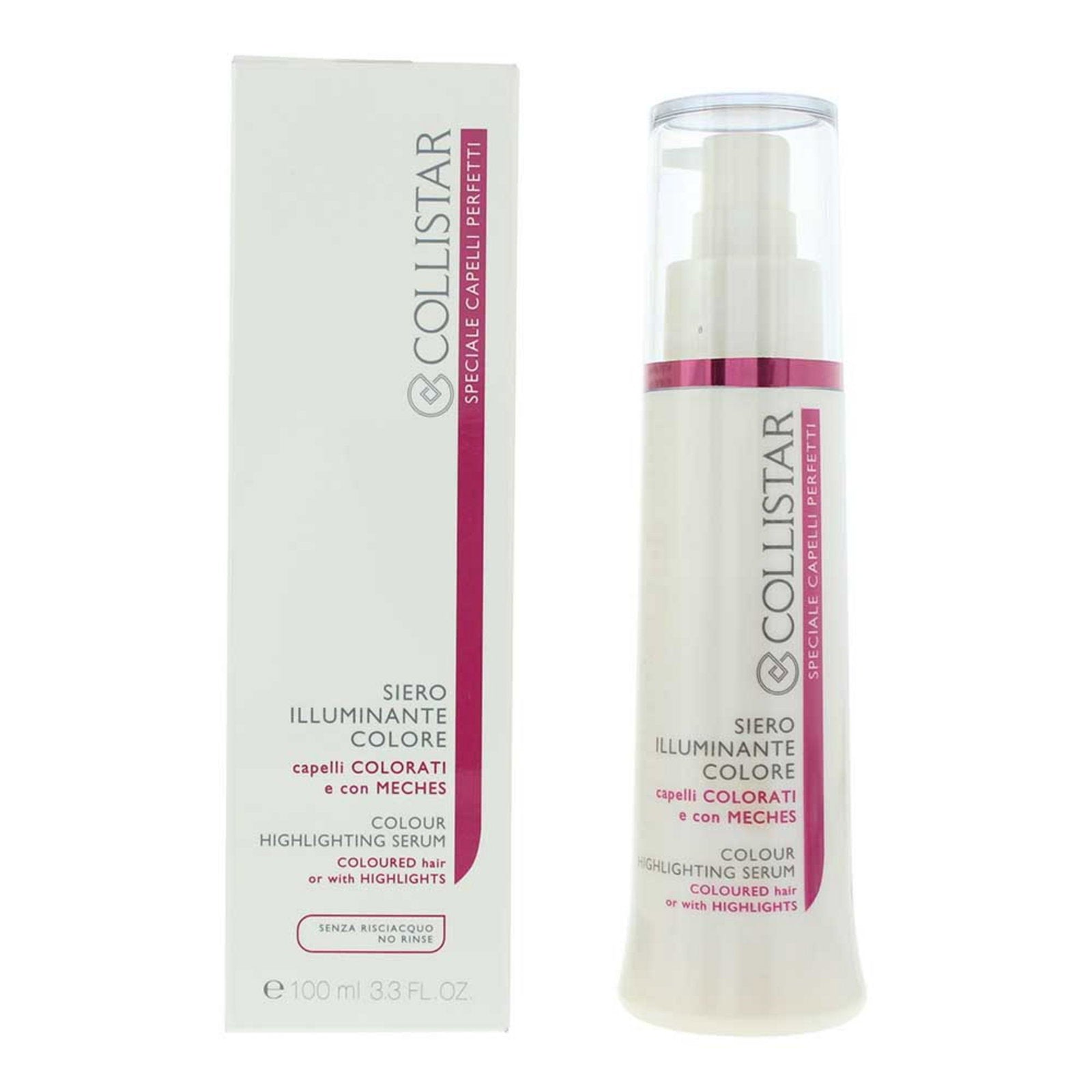 Collistar, Colour Highlighting Serum, Vegan, Hårserum, Reparation, 100 ml