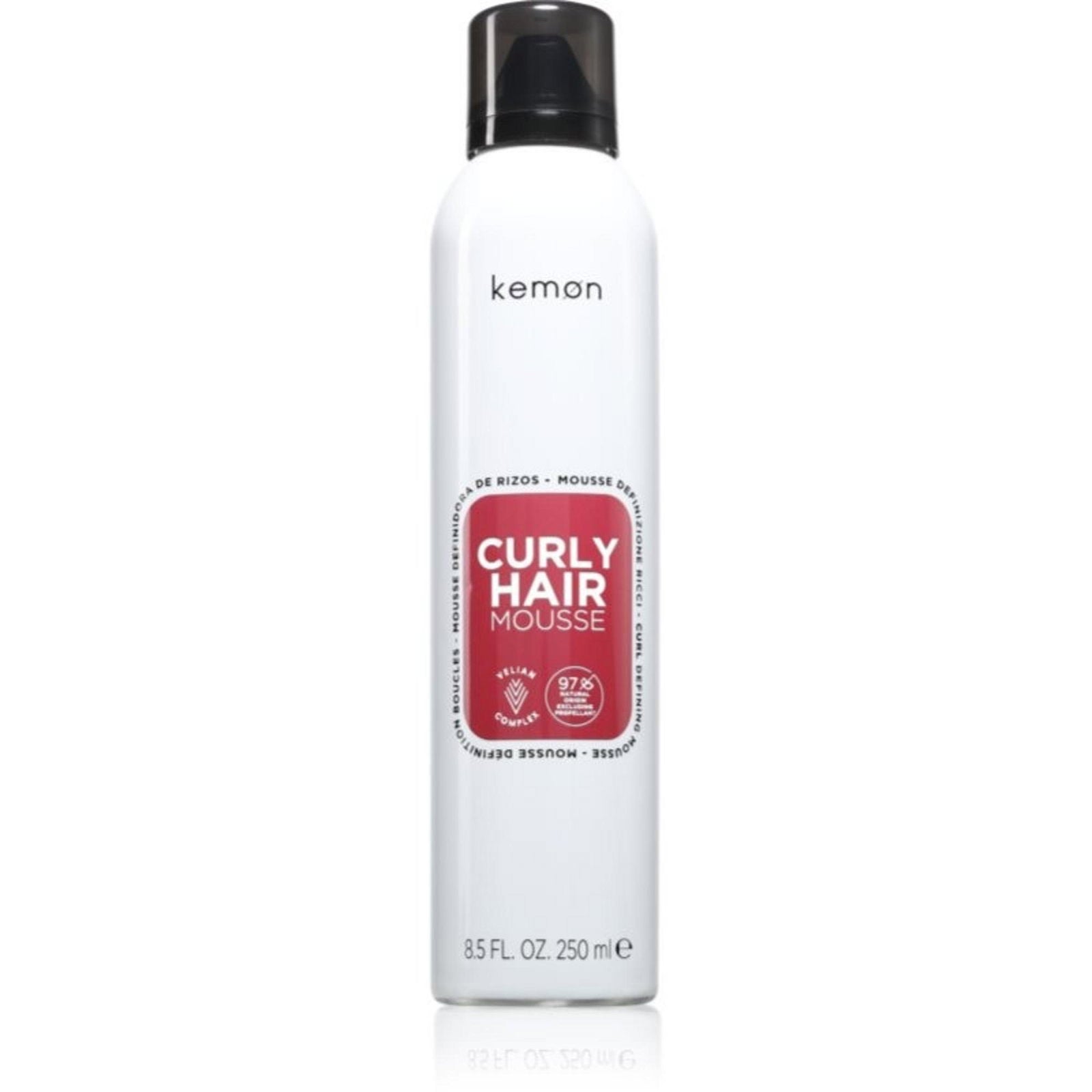 Kemon, Curly Hair Mousse, Hårstylingsmousse, Volym, Medium, 250 ml