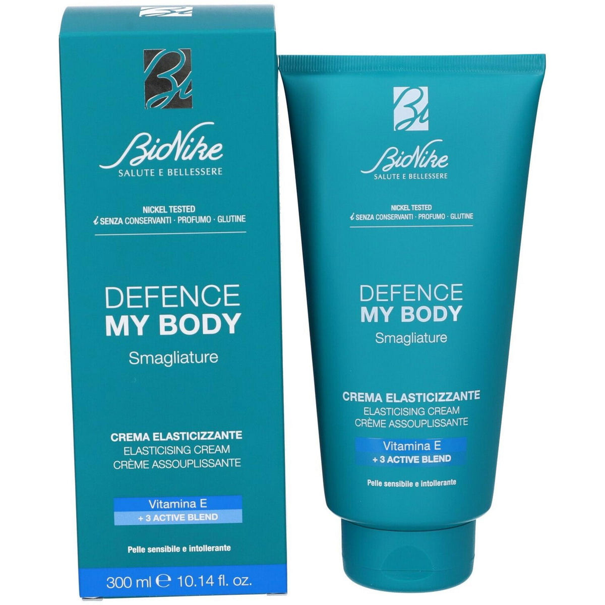 BioNike, Defence My Body, Mot bristningar, Kroppskräm, Dagligen, 300 ml
