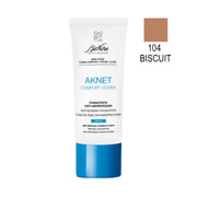 BioNike, Comfort Cover, Anti-Blemish, Flytande foundation, 104, Kex, SPF 30, 30 ml