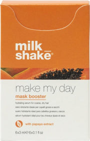 Milk Shake, Make My Day, Hårbehandlingskräm mask, Återfuktande, 6 st, 3 ml