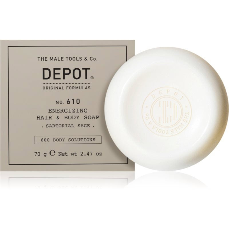 Depot, 600 Body Solutions No. 610, Återfuktande, Massage tvål, Hud och hår, 70 g