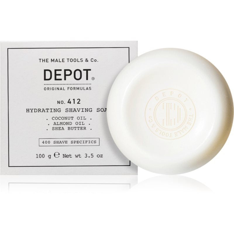 Depot, 400 Shave Specifics No. 412, Återfuktande, Raktvål, 100 g