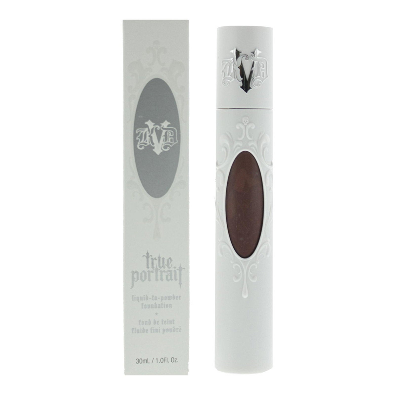 Kat Von D, True Portrait, Mjuk matt, Flytande foundation, 090, Djup, 30 ml