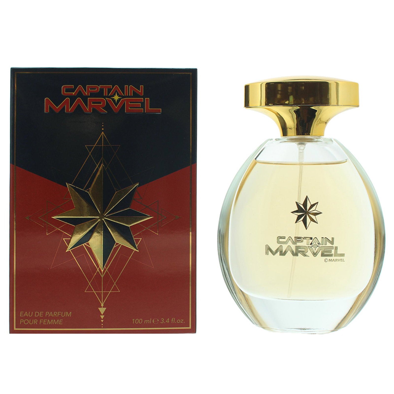 Marvel, Captain Marvel, Parfymvatten, För flickor, 100 ml