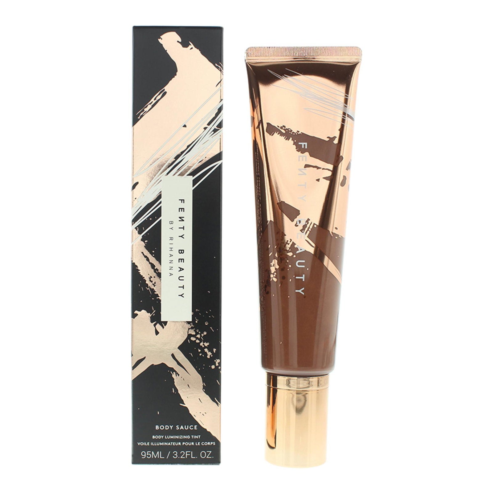 Fenty Beauty, Body Sauce, Lysande, Färgad fuktighetskräm, 06, Sinamon Sizzle, 95 ml