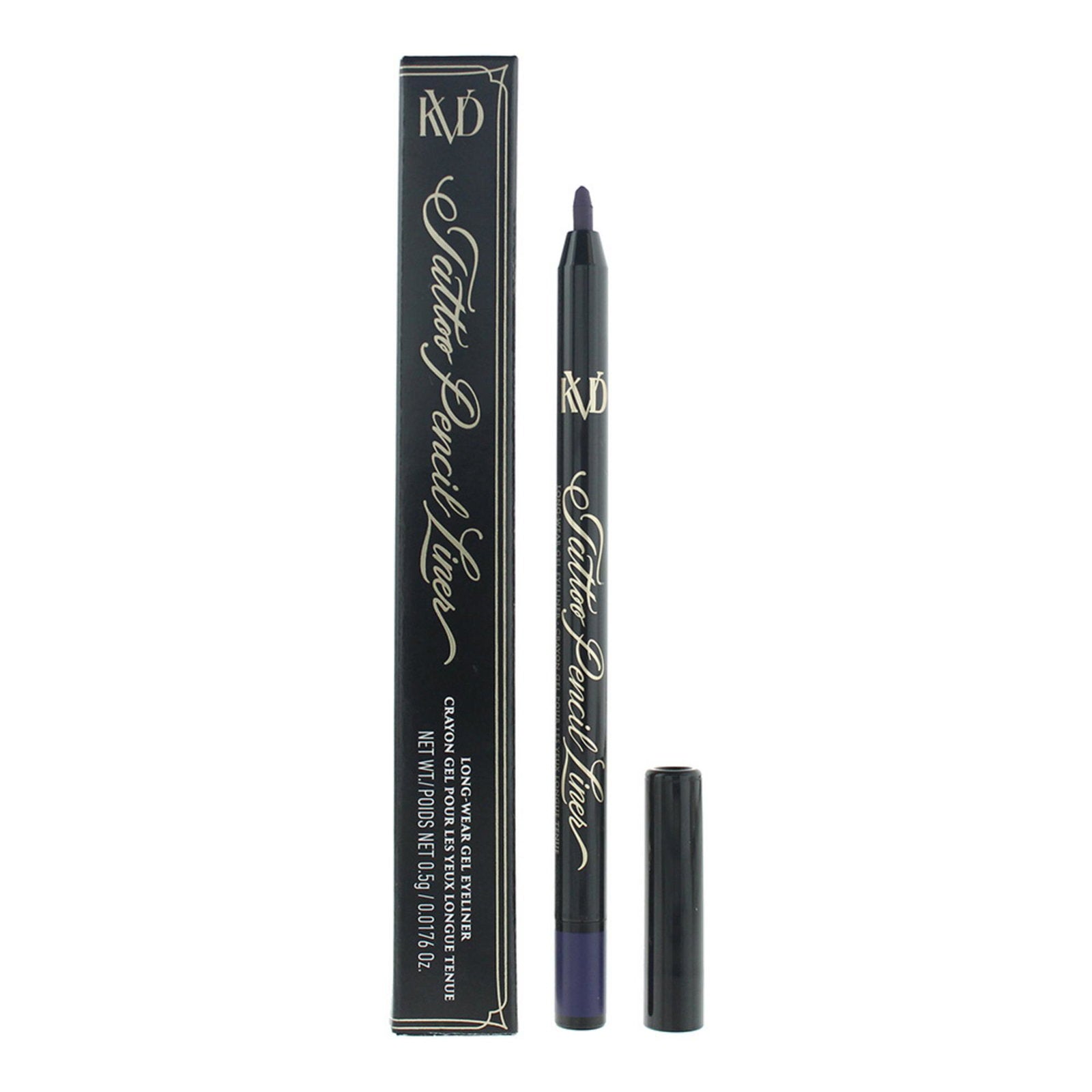 Kat Von D, Tattoo, Gelögonpenna, Diox Lila, 0.5 g