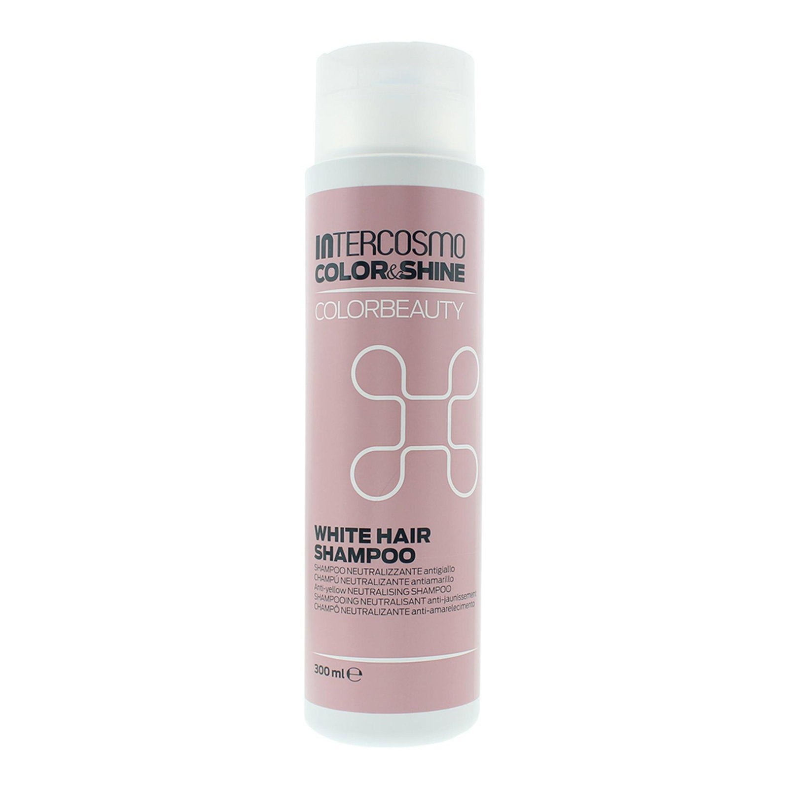 Intercosmo, Color & Shine, Hårschampo, För neutralisering av gula toner, 300 ml