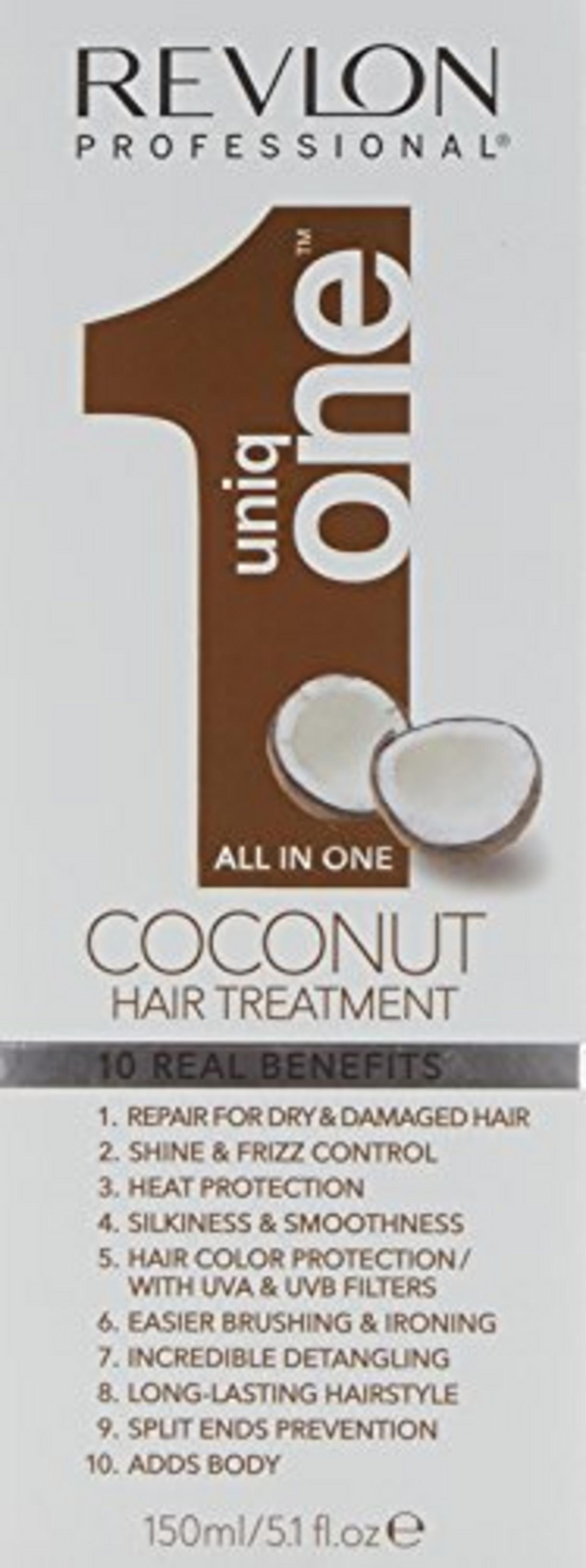 Revlon, Uniq One, Kokosnöt, Hårspraybehandling, Reparation, 150 ml