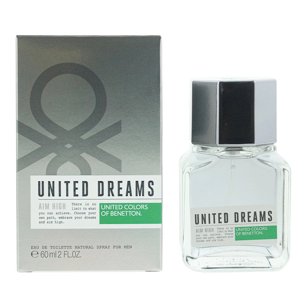 Benetton, United Dreams Aim High, Eau de Toilette, För män, 60 ml