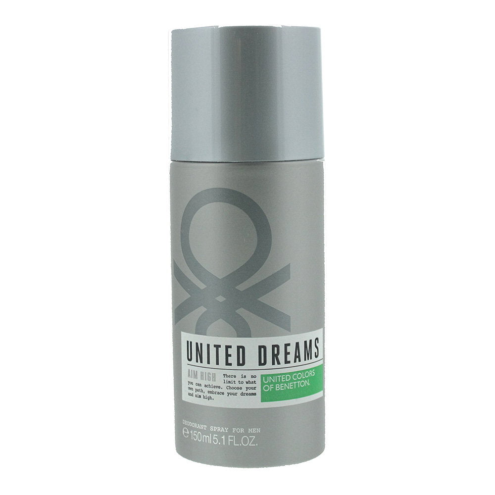 Benetton, United Dreams Aim High, Antiperspirant, Deodorantspray, För män, 150 ml