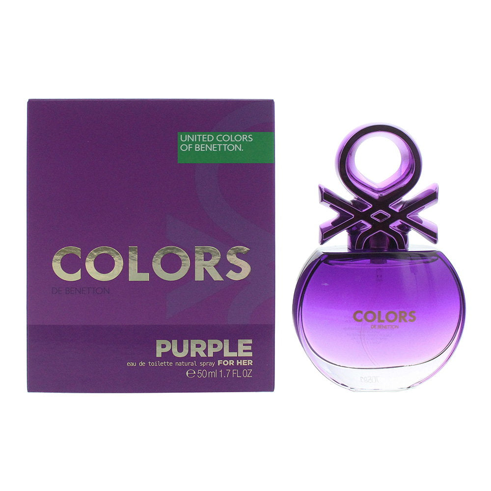 Benetton, Colors Purple, Eau de Toilette, För kvinnor, 50 ml