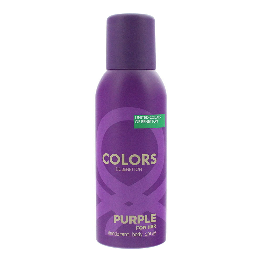 Benetton, Colors Purple, Långvarig, Blommig, Deodorantspray, För kvinnor, 150 ml