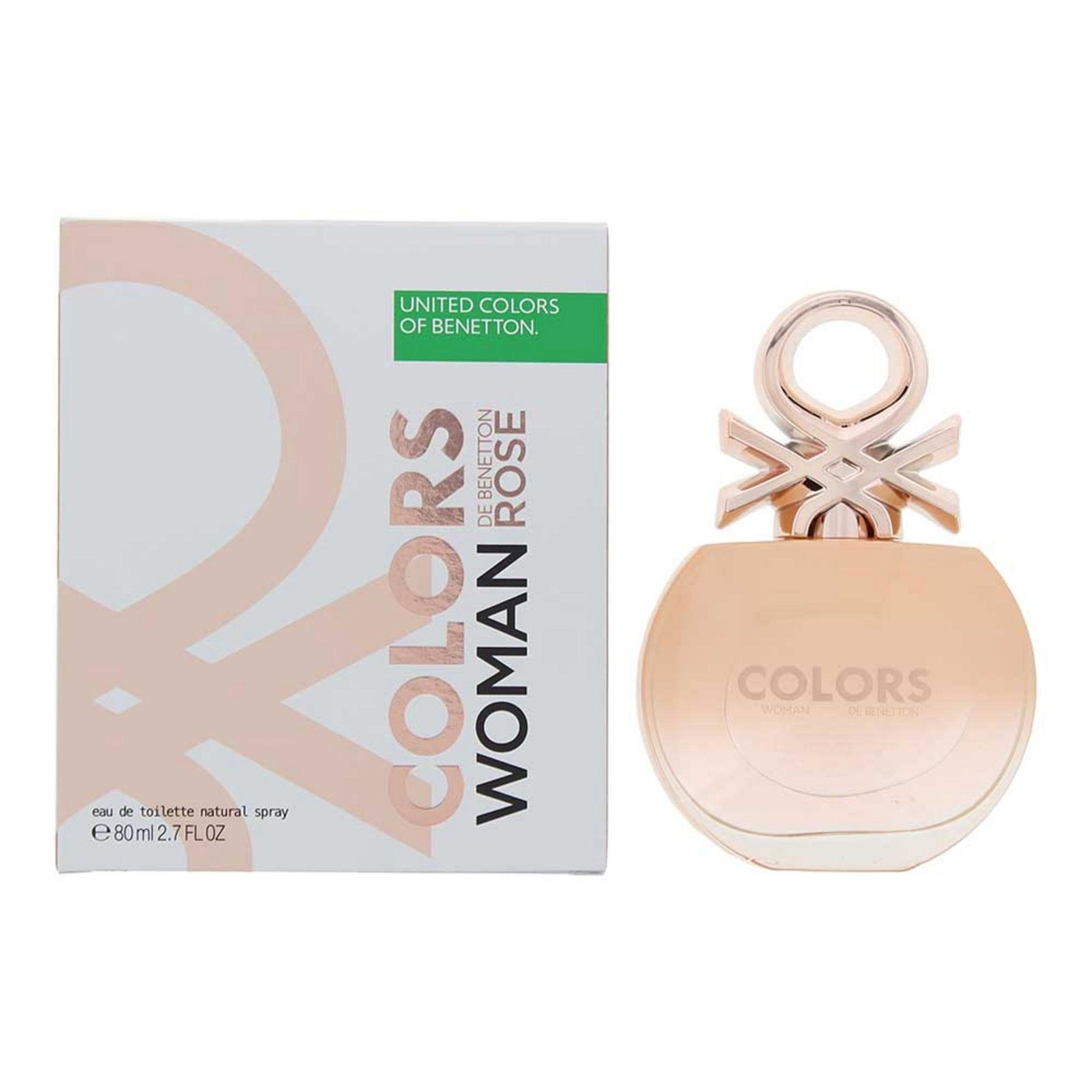 Benetton, Colors Rose, Eau de Toilette, För kvinnor, 80 ml