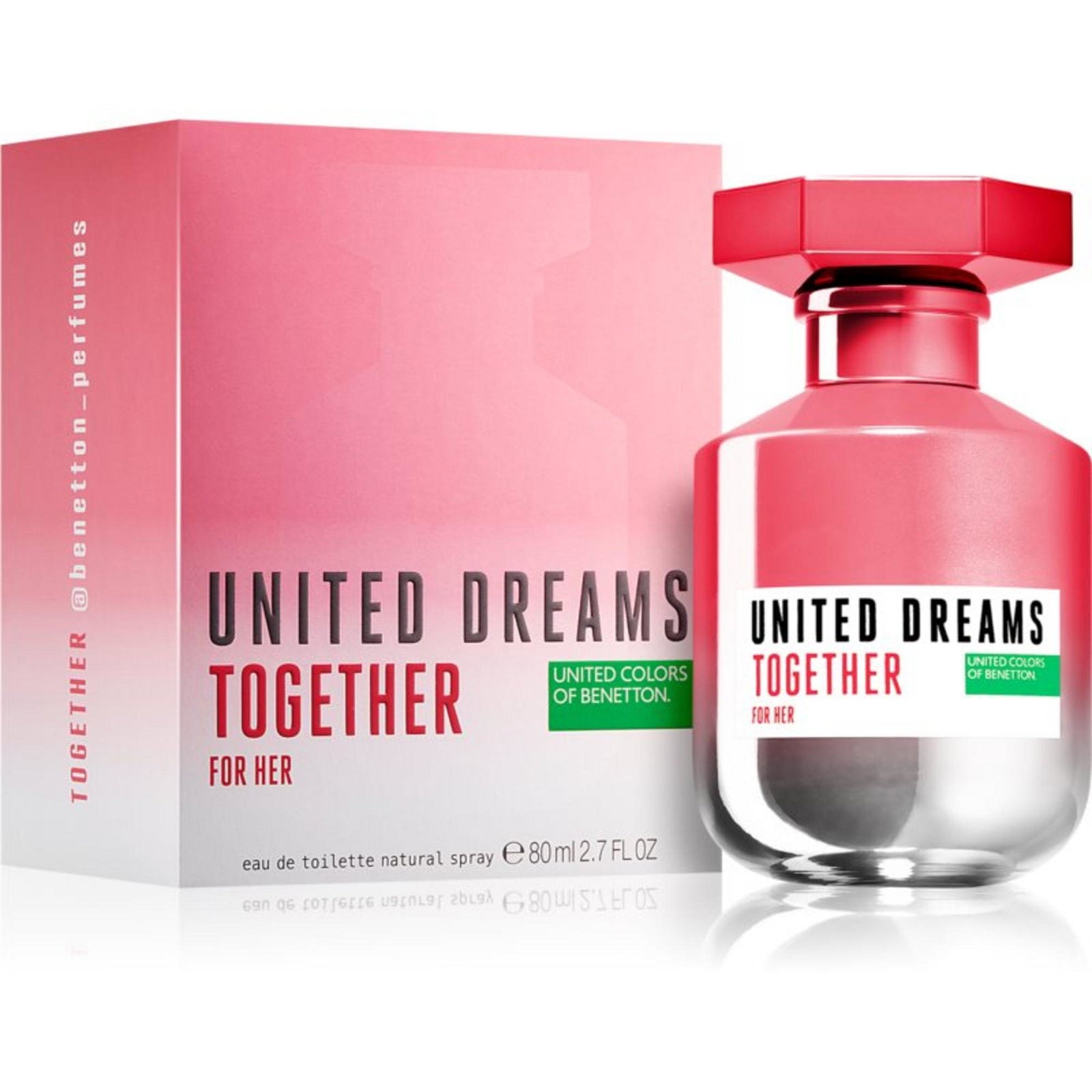 Benetton, United Dreams Together, Eau de Toilette, För kvinnor, 80 ml