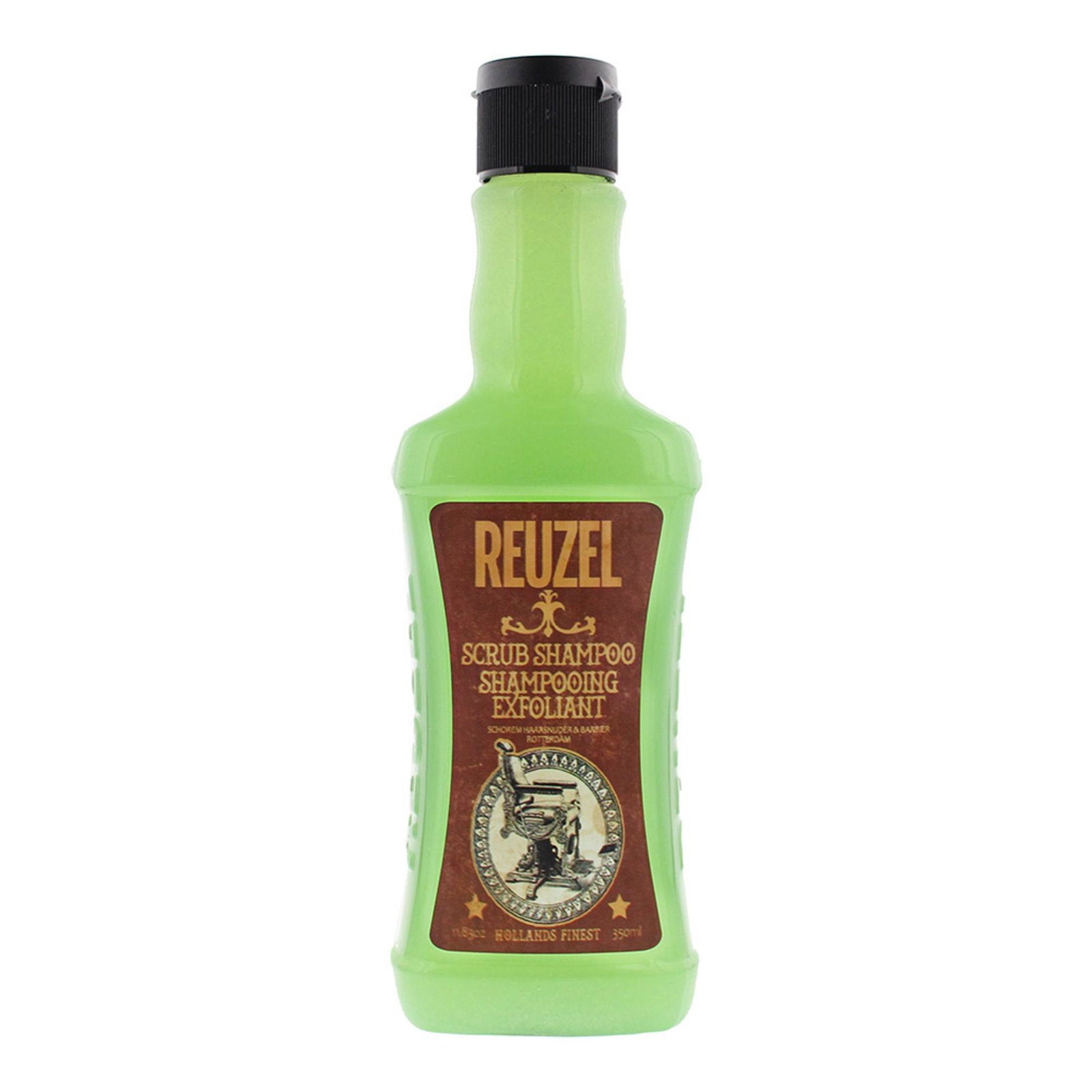 Reuzel, Scrub, Hårbehandlingsschampo, Djup rengöring och exfoliering, Alla hårtyper, 350 ml