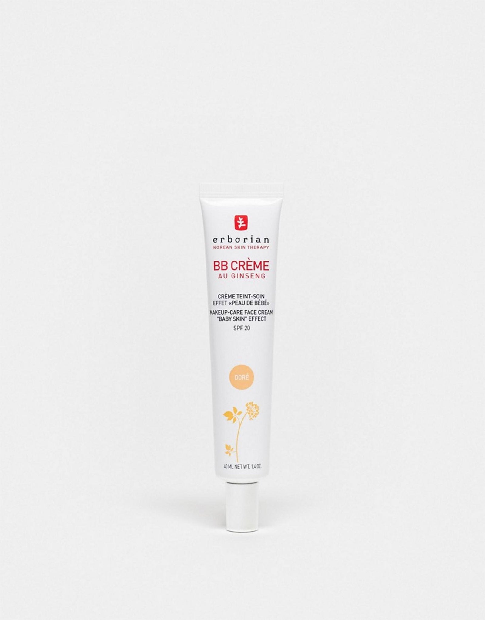 Erborian, B.B Cream, Ginseng, BB-kräm, Naken, SPF 20, 40 ml