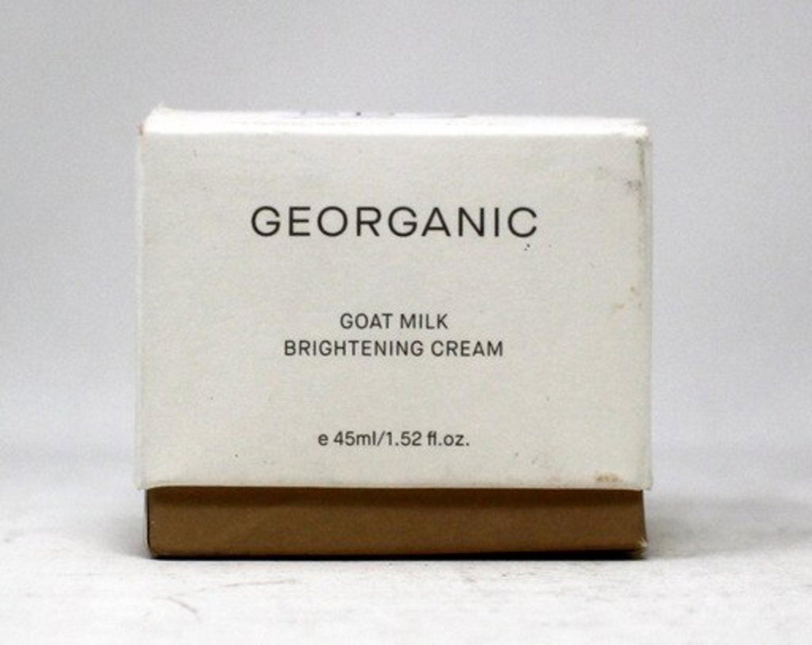 Georganic, Goat Milk Brightening, Upplysning, Grädde, För ansiktet, 45 ml